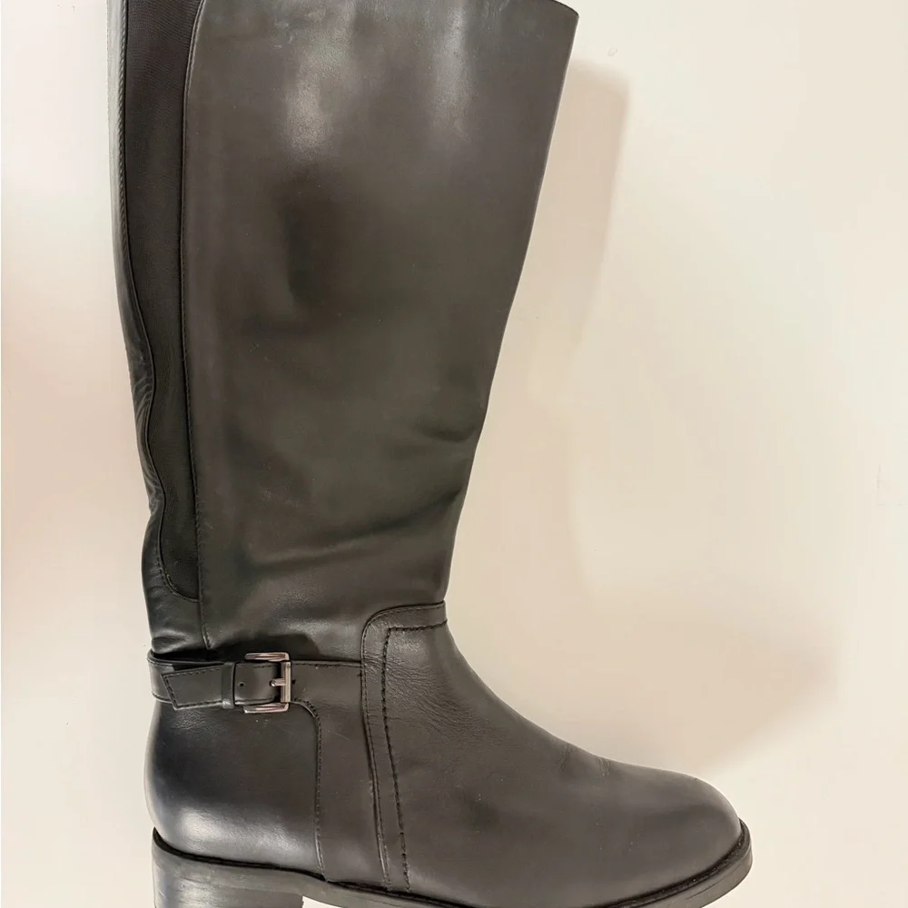 Blondo Black Over-the-Knee Leather‎ Boots